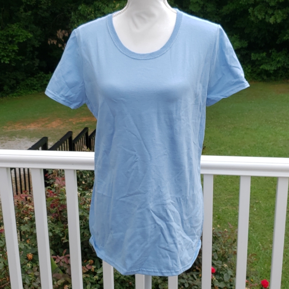 100% Cotton baby blue